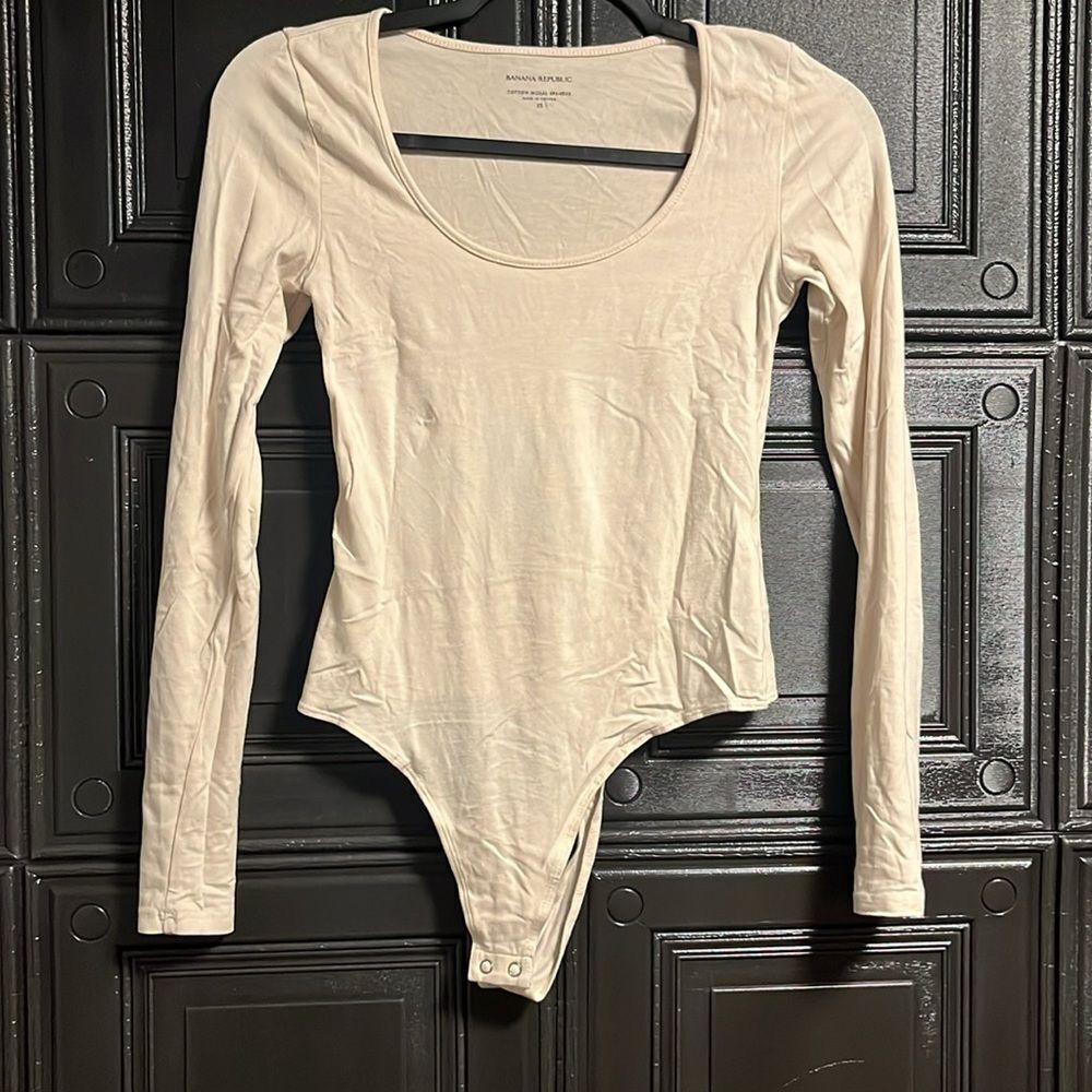 Banana Republic cotton blend bodysuit